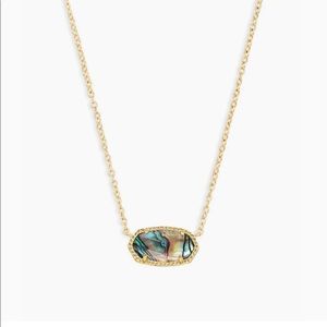 Kendra Scott Elsa necklace in abalone ! Like new! With dust bag!